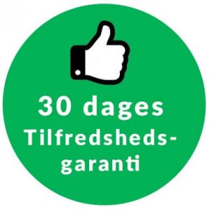 30 Dages Tilfredshedsgaranti